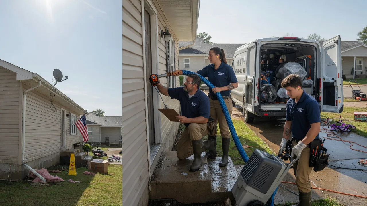 Ceiling Water Damage Restoration in Evansport, OH near me